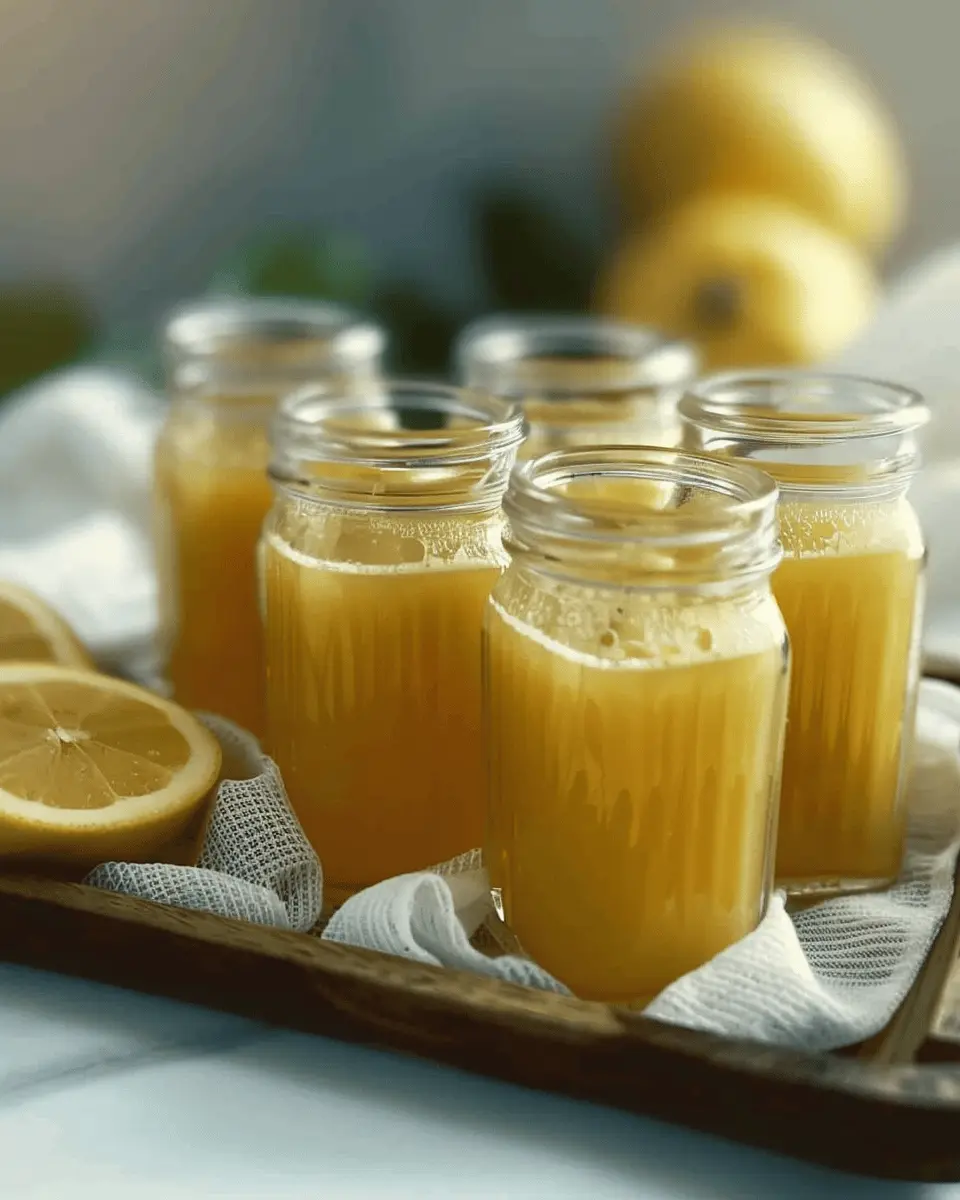 5 Minute Immunity Booster Shot Recipe, Ginger Citrus