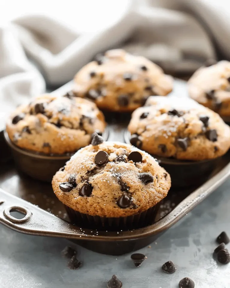 Bakery-Style Chocolate Chip Muffins