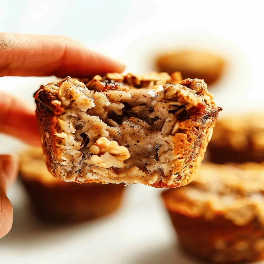 Banana Baked Oatmeal Cups