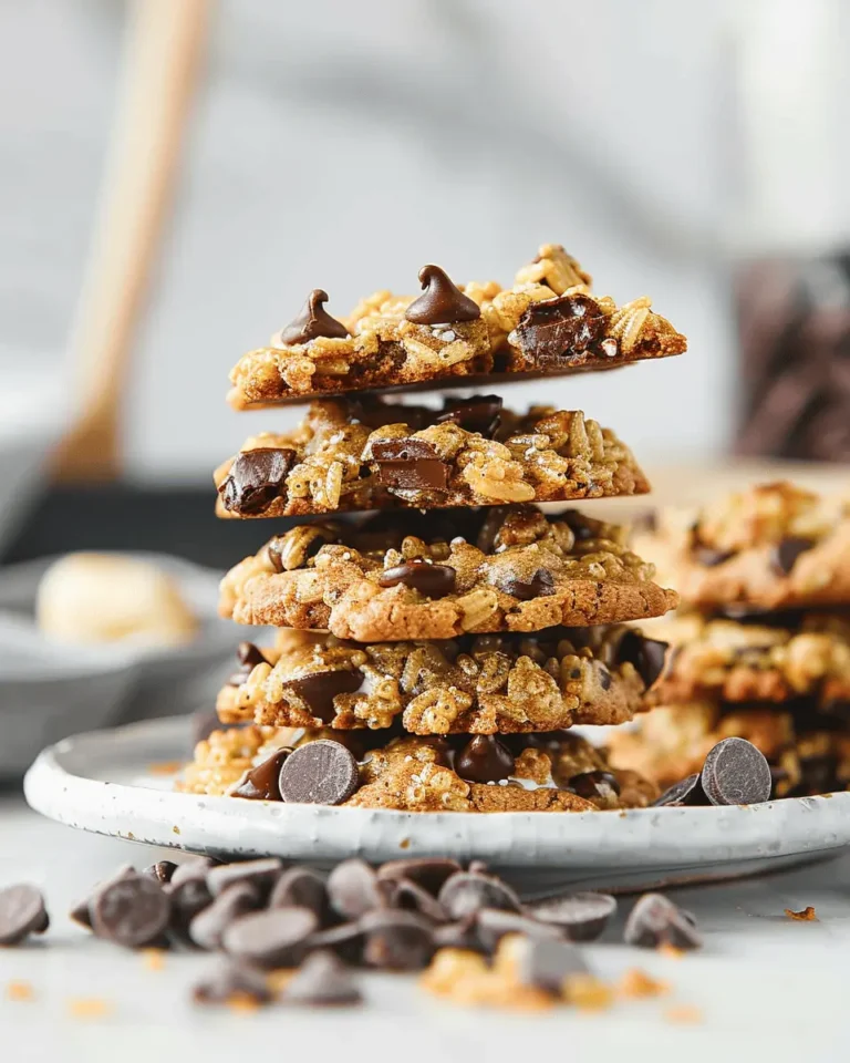 Chocolate Chip Rice Krispie Cookies