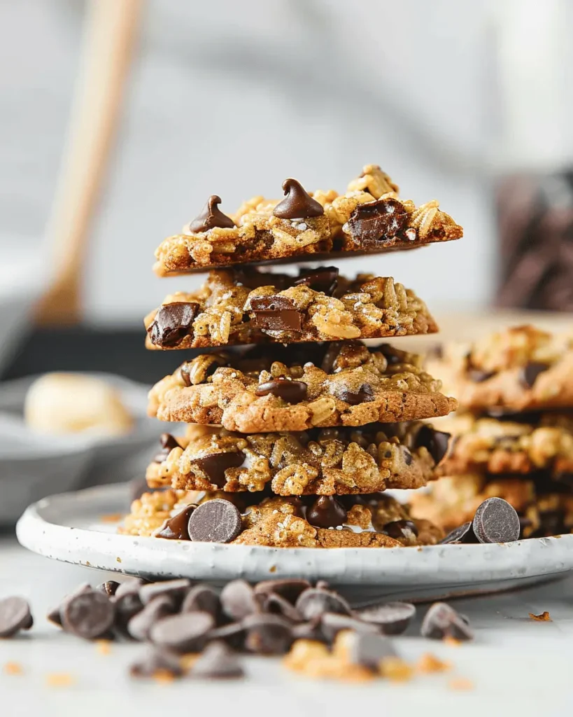 Chocolate Chip Rice Krispie Cookies