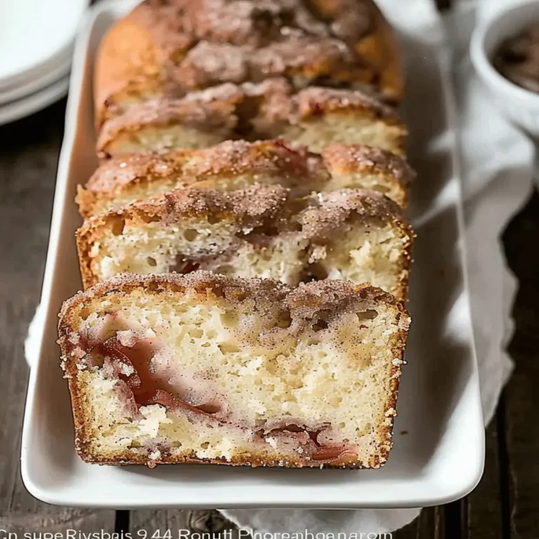 Cinnamon Swirl Rhubarb Bread