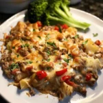 Creamy Cheesesteak Potato Casserole Recipe (Oven or Slow Cooker)
