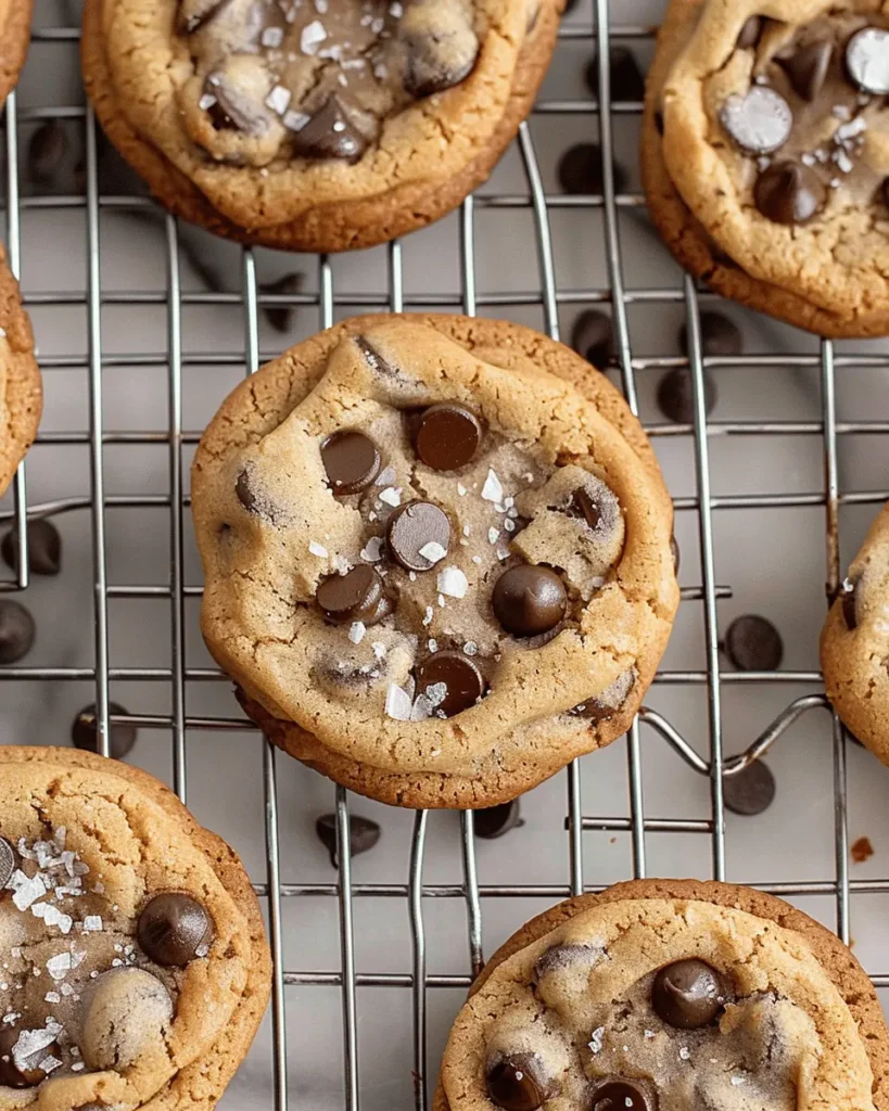 Crispy and Chewy Chocolate Chip Cookies