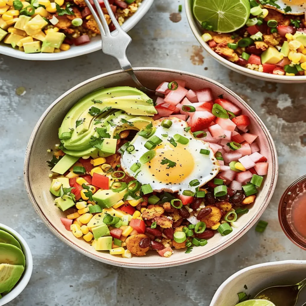 Easy High Protein Breakfast Bowls (Meal Prep Option!)