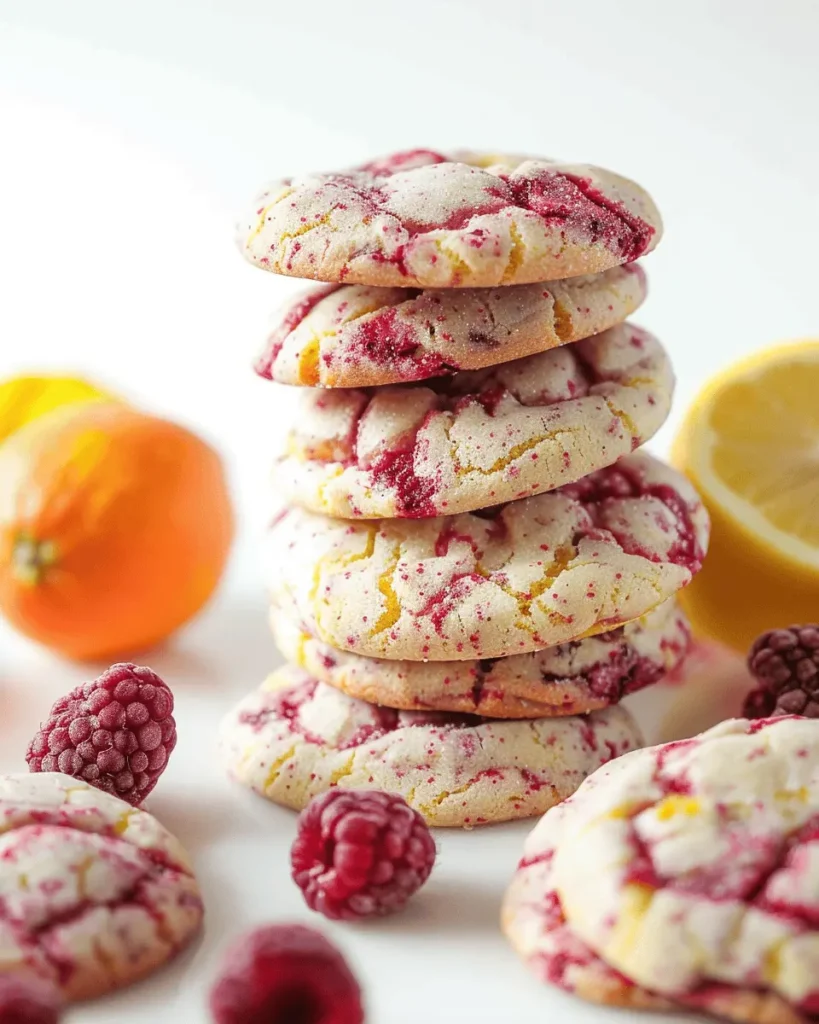 Lemon Raspberry Cookies