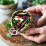 Middle Eastern Eggplant Wrap