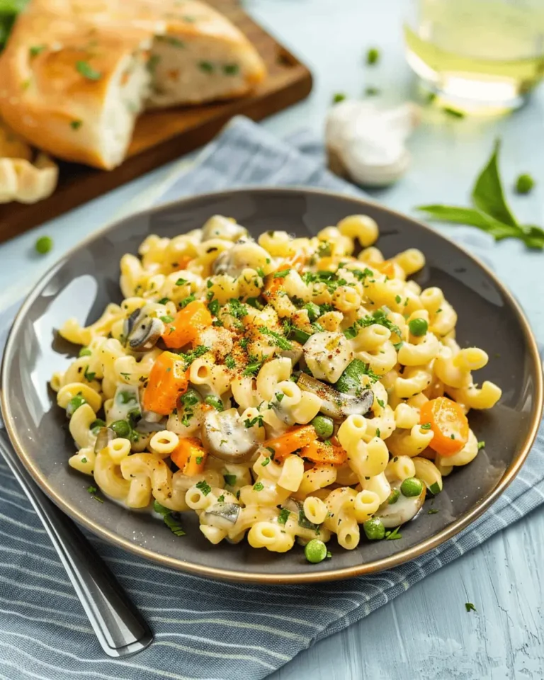 One Pot Creamy Veggie Pasta