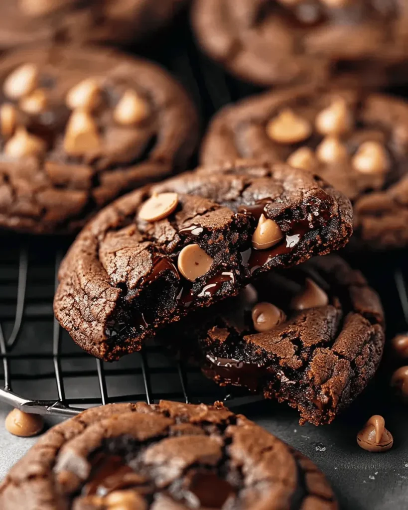 Peanut Butter Filled Chocolate Cookies Recipe (Video)