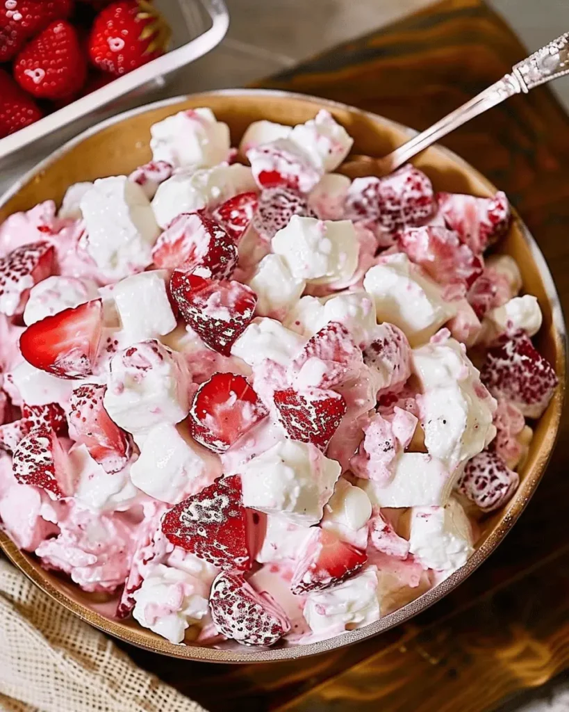 Strawberry Shortcake Fluff Salad