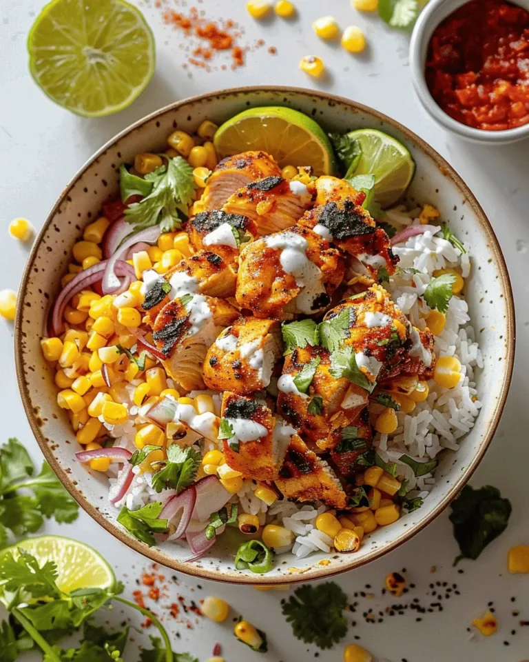 Street Corn Chicken Rice Bowl