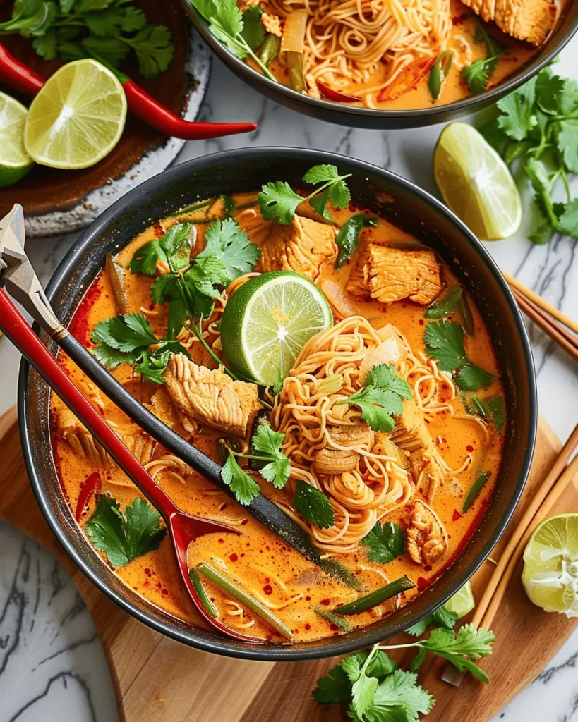 Thai Red Curry Noodle Soup