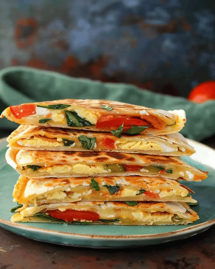 Veggie and Egg Quesadillas