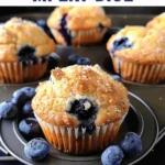Simple and Classic Blueberry Muffins