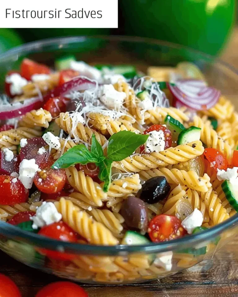 Easy Greek Pasta Salad