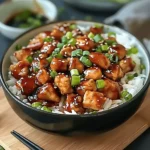 Honey BBQ Chicken Rice