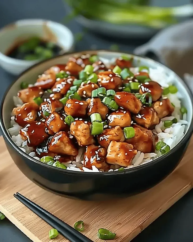 Honey BBQ Chicken Rice