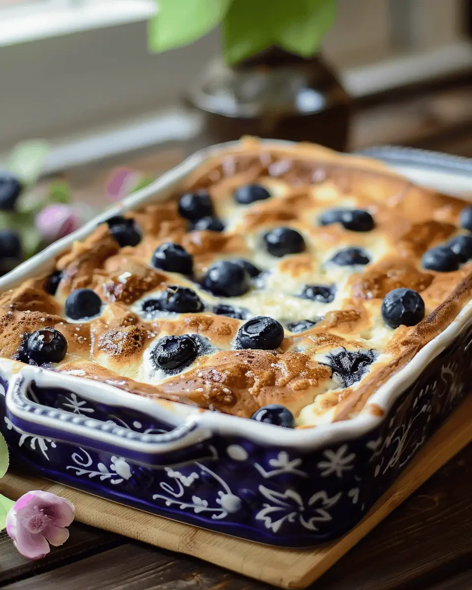 Blueberry Buttermilk Pancake Casserole Recipe: Easy and Indulgent