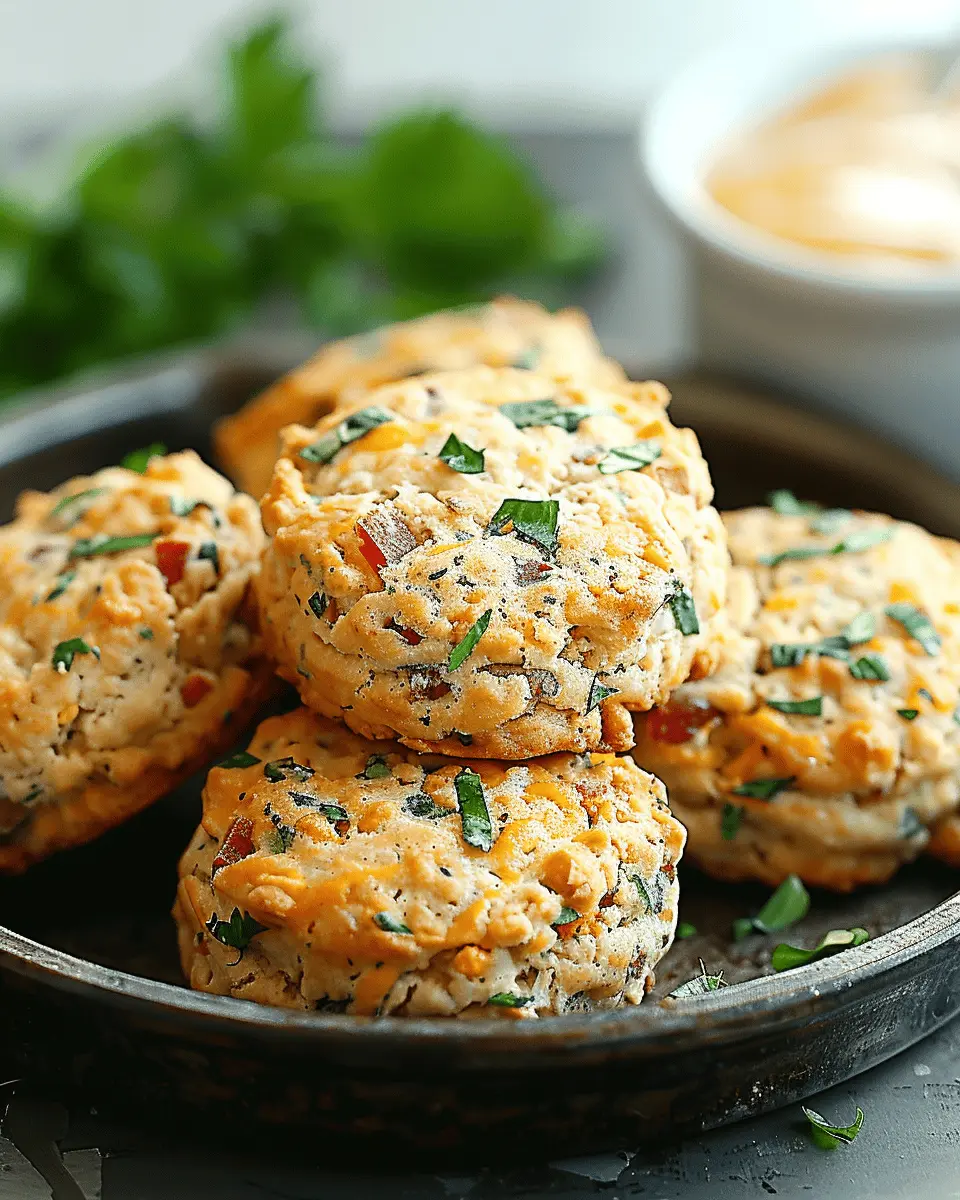Breakfast Protein Biscuits: Easy Turkey Bacon & Chicken Ham Delight