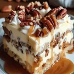 Butter Pecan Praline Poke Cake
