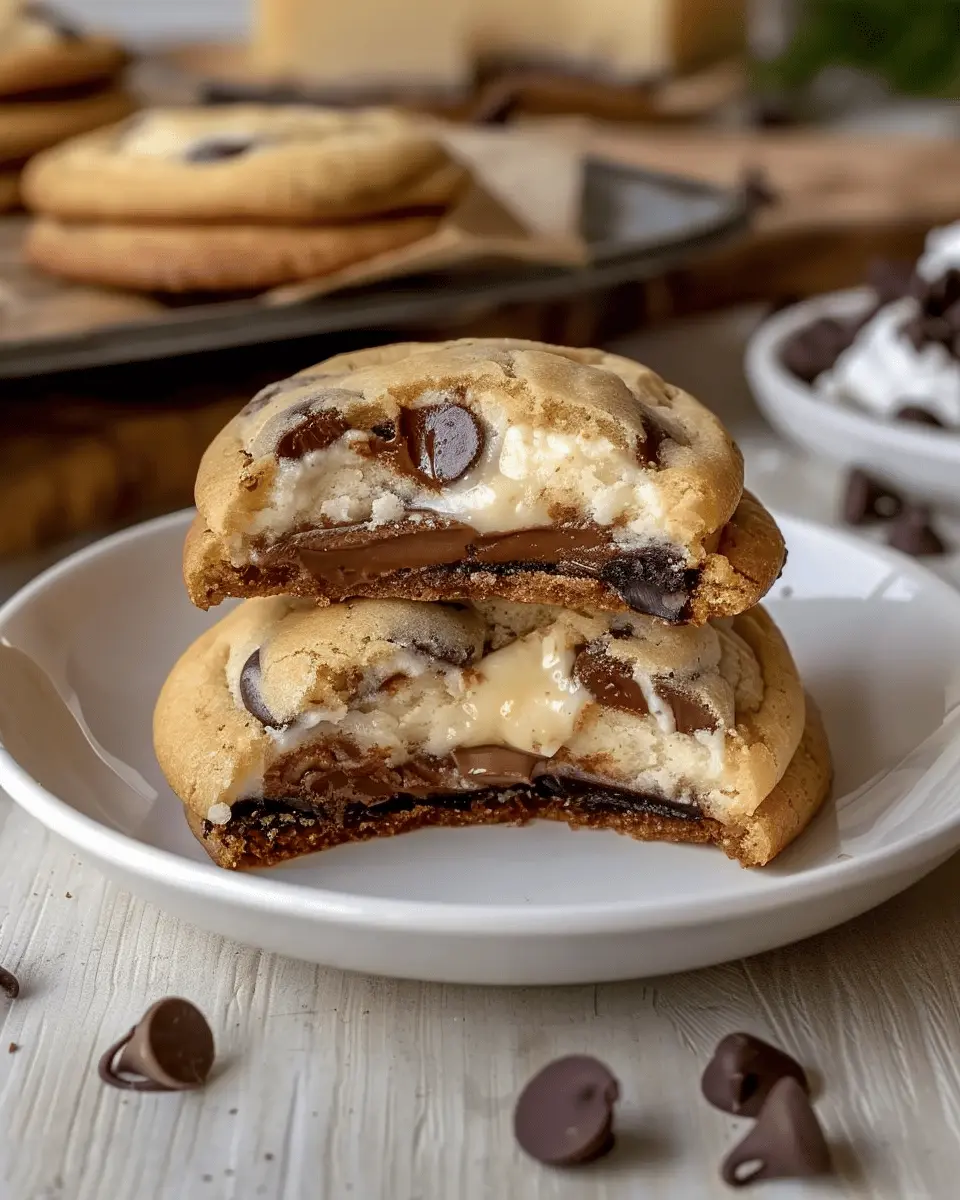 Cheesecake Stuffed Chocolate Chip Cookies: The Ultimate Indulgence