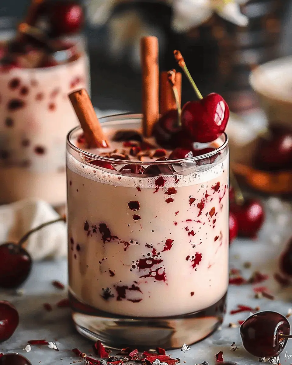 Cherry Earl Grey Milk Tea