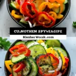 Cucumber Sweet Pepper Salad