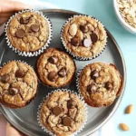 Easy Banana Oatmeal Muffins