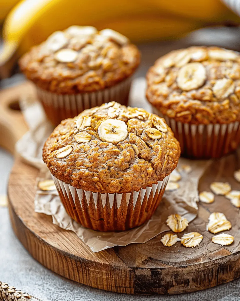 Healthy Banana Oatmeal Muffins: A Guilt-Free Delightful Treat