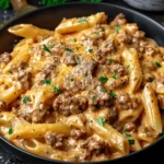 High Protein Creamy Beef Pasta Recipe for Quick Weeknight Dinners