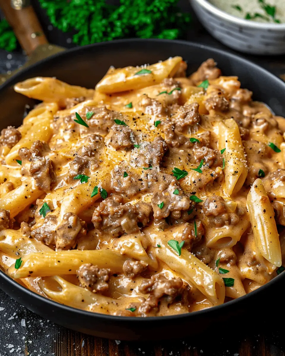 High Protein Creamy Beef Pasta: Easy Delight for Busy Nights