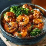 Honey Garlic Shrimp Bowls