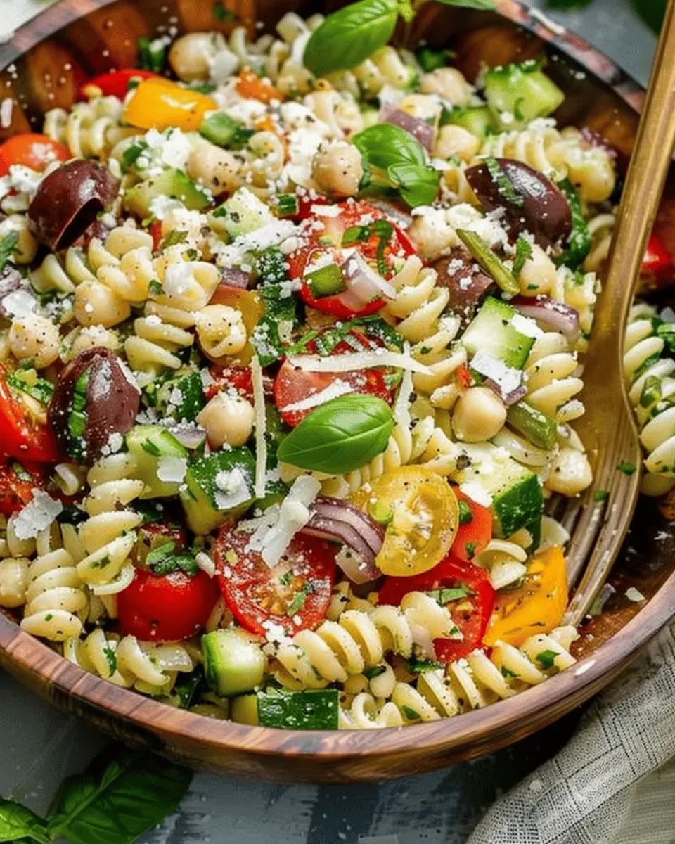 Italian Pasta Salad: Easy and Flavorful with Turkey Bacon and Chicken Ham