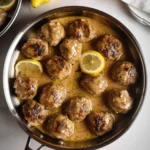 Meatballs In Lemon Sauce (Greek Keftedes)