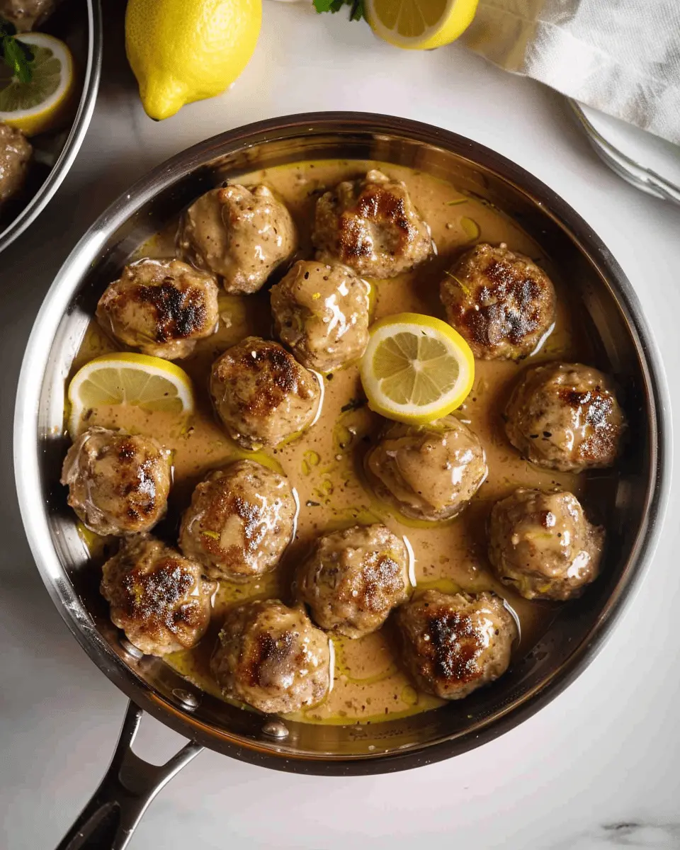 Meatballs in Lemon Sauce: The Best Greek Keftedes Recipe