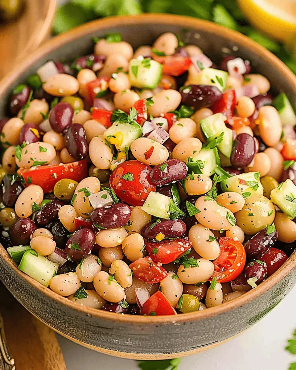 Mediterranean Bean Salad: Easy and Refreshing Summer Delight