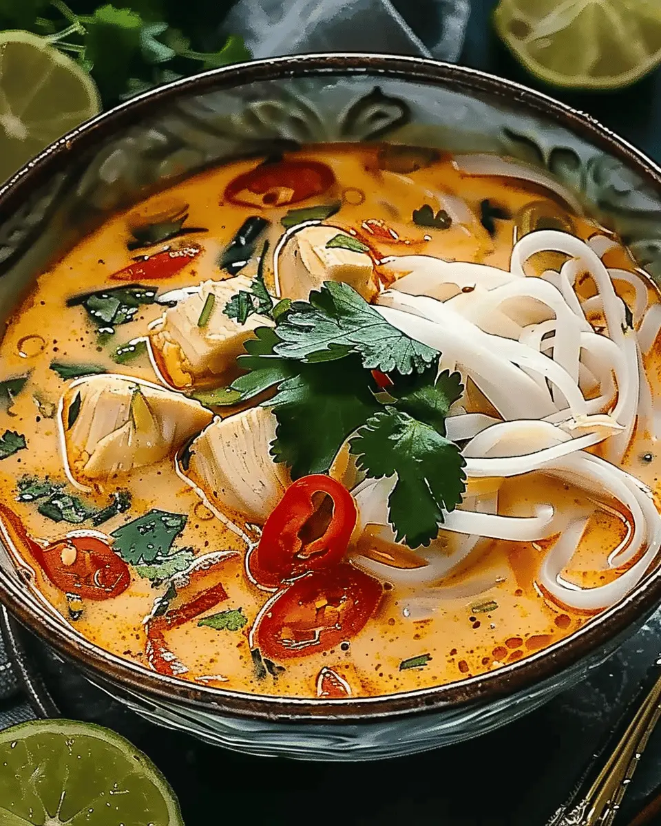 Easy Thai Chicken Soup: A Quick and Flavorful Delight at Home