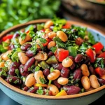 Rainbow Bean Salad: A Vibrant & Healthy Recipe