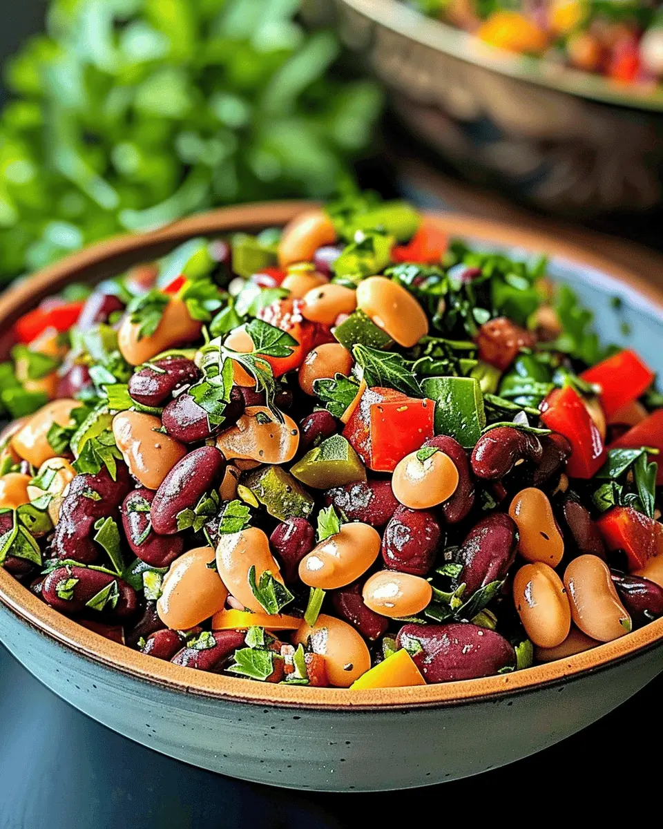 Rainbow Bean Salad: A Colorful & Healthy Recipe for Everyone