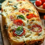 Savory Caprese Bread : A Fresh Italian Bread