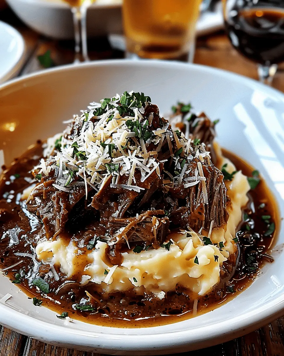 Short Rib Ragu: Indulgent Comfort with Parmesan Mashed Potatoes