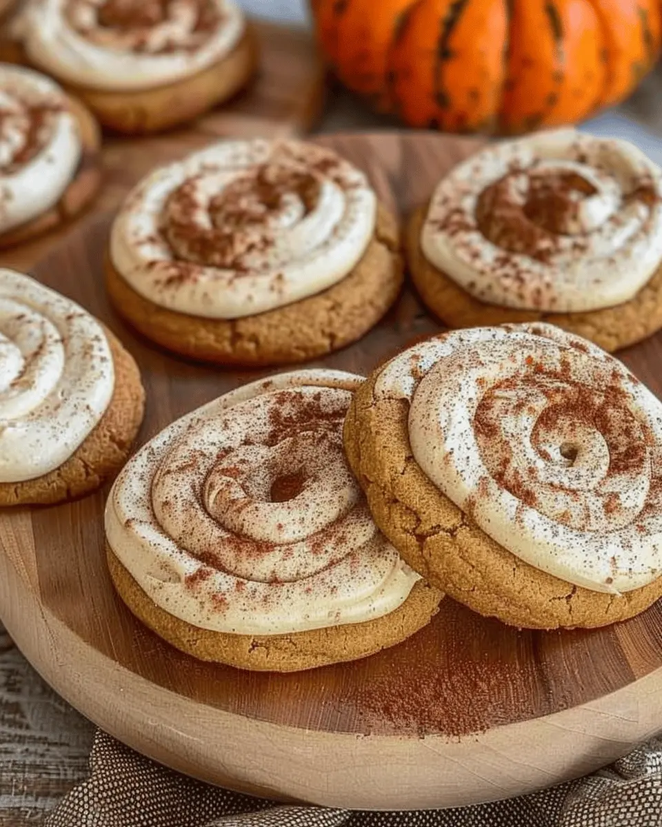 Soft Pumpkin Cookies with Cinnamon Frosting: The Best Fall Treat