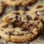 Ultra Thick Bakery Style Chocolate Chip Cookies – Crispy Edges, Gooey Centers, and Loaded with Chocolate!
