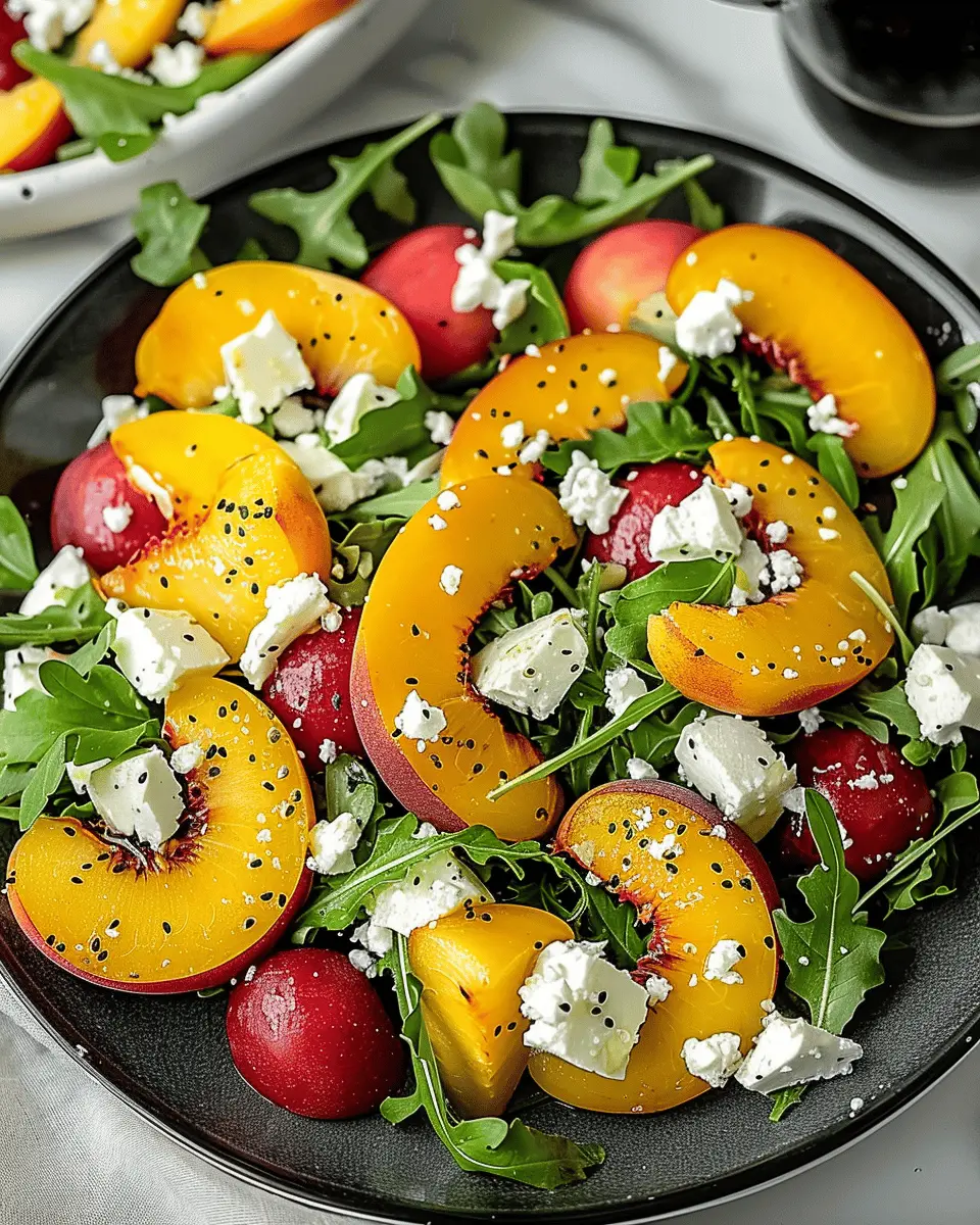 Simple Peach Feta Salad: A Refreshing Summer Delight for All