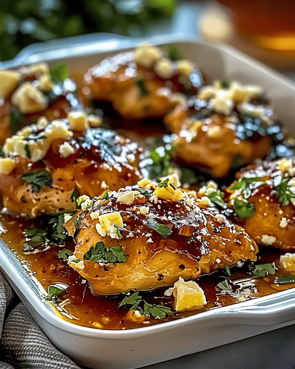 Hot Honey Feta Chicken Dish: Easy Spicy Savory Delight for Dinner