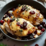 Impressive Cranberry Brie Stuffed Chicken