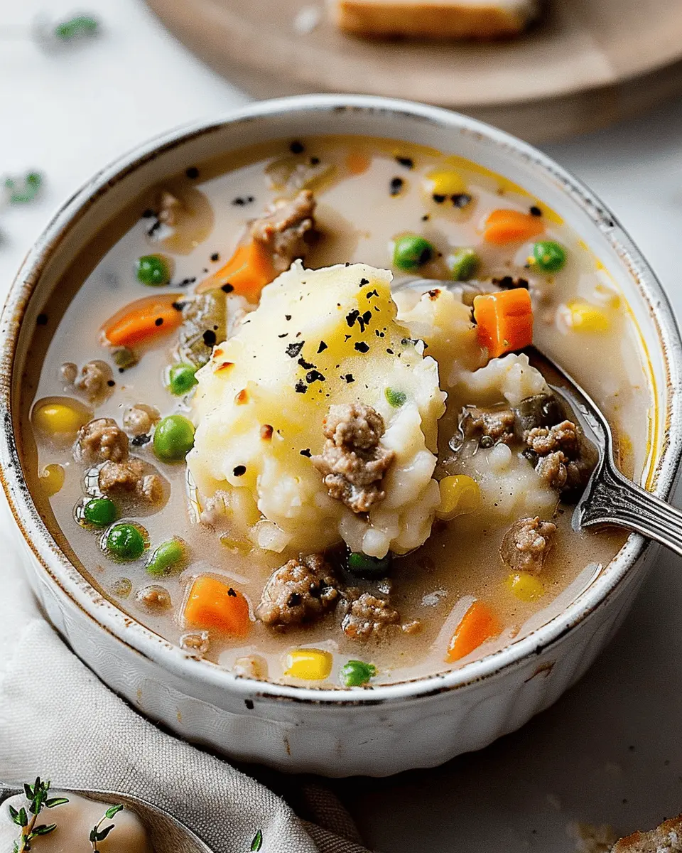 Shepherd’s Pie Soup Recipe: A Cozy Twist for Comforting Meals