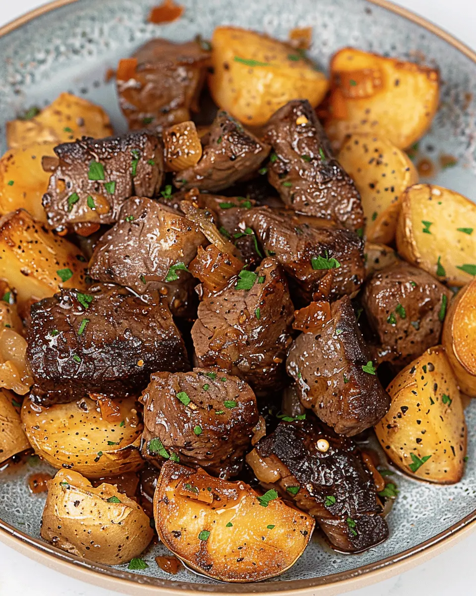 Garlic Butter Steak and Potatoes: An Easy, Flavor-Packed Delight