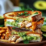 Chicken Avocado Melt Sandwich