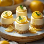 Mini Lemon Cheesecakes